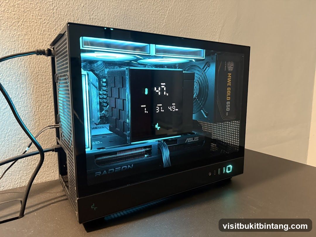 Computer Case with RGB Lighting