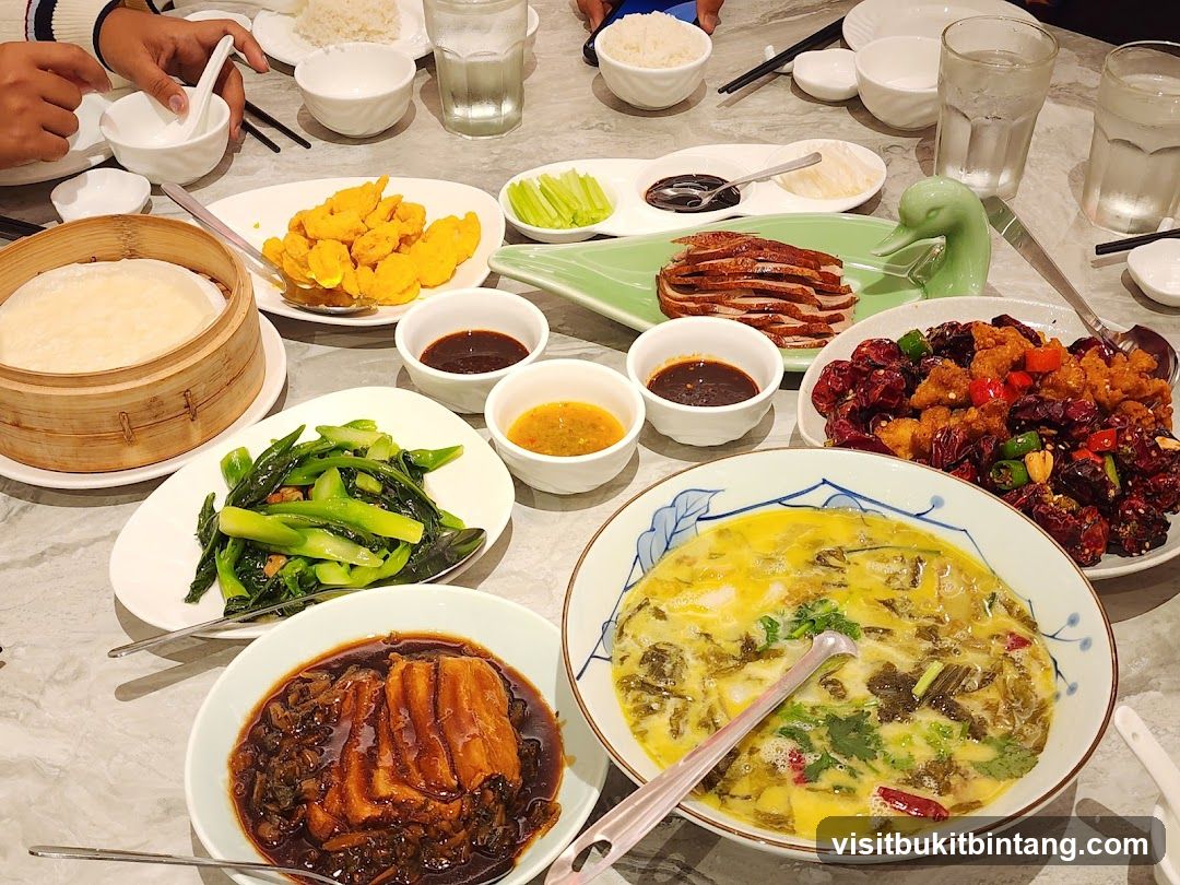 Chinese Food Spread