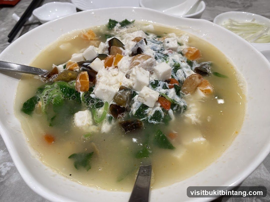 Soup with Tofu and Vegetables