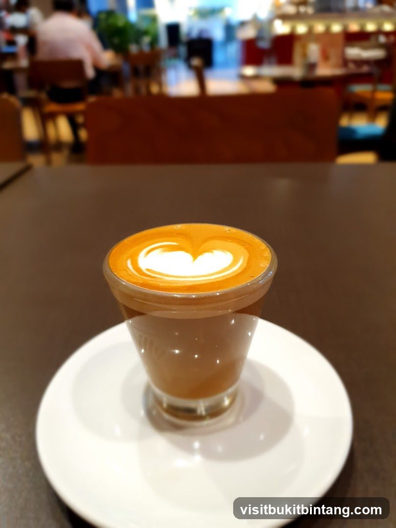Latte with Heart Art
