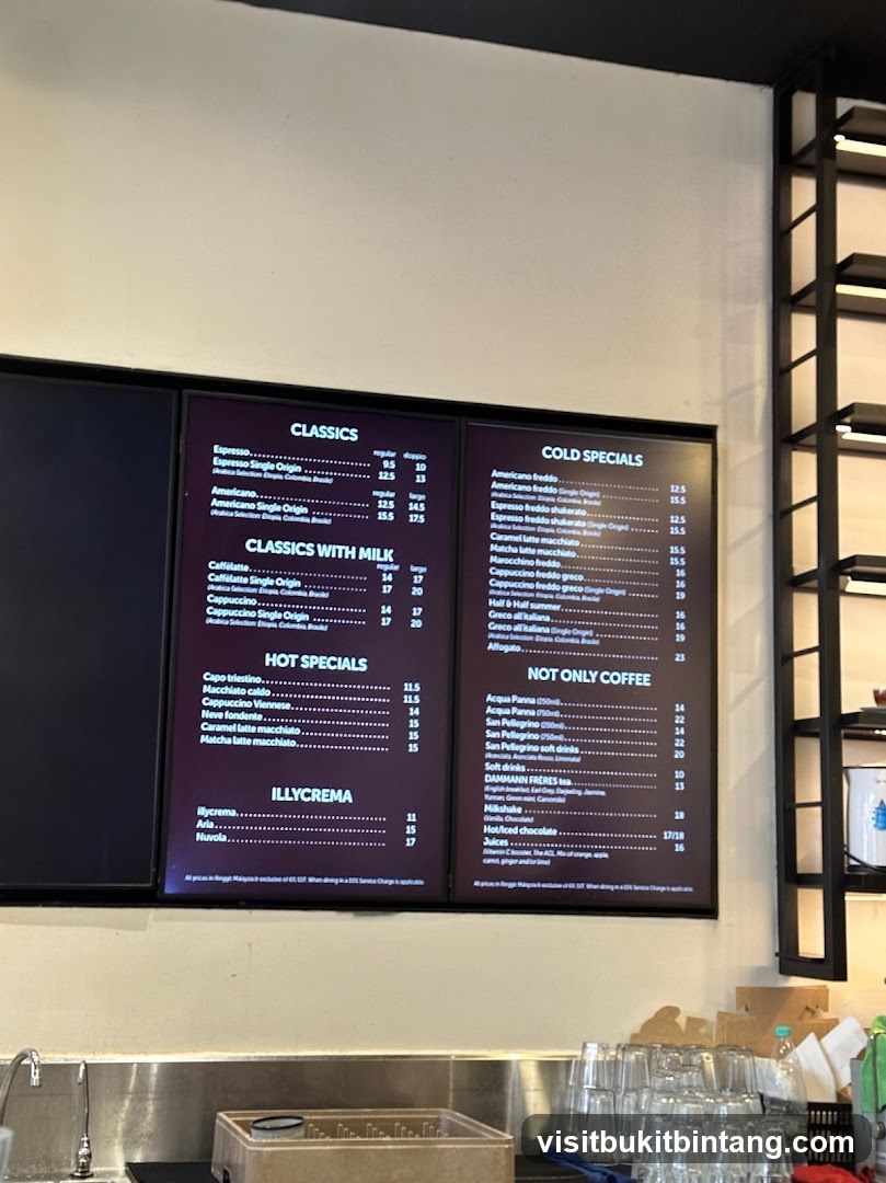 Coffee Menu