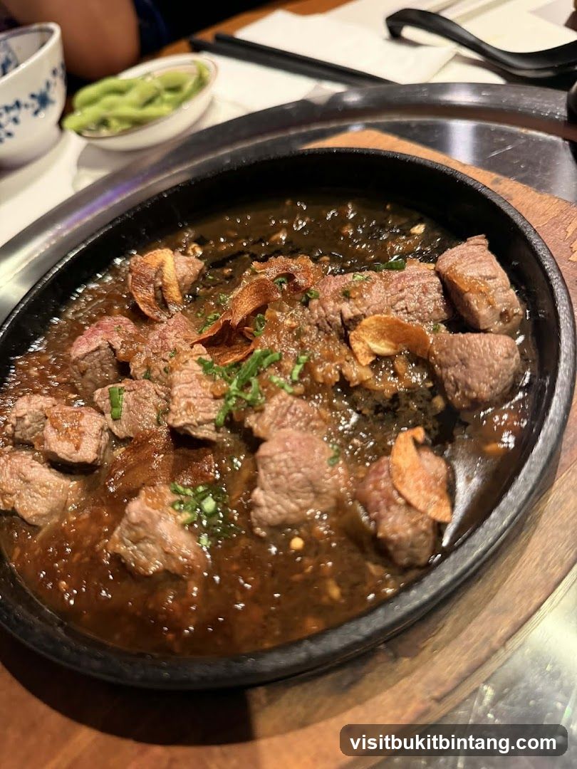 Sizzling Beef Dish