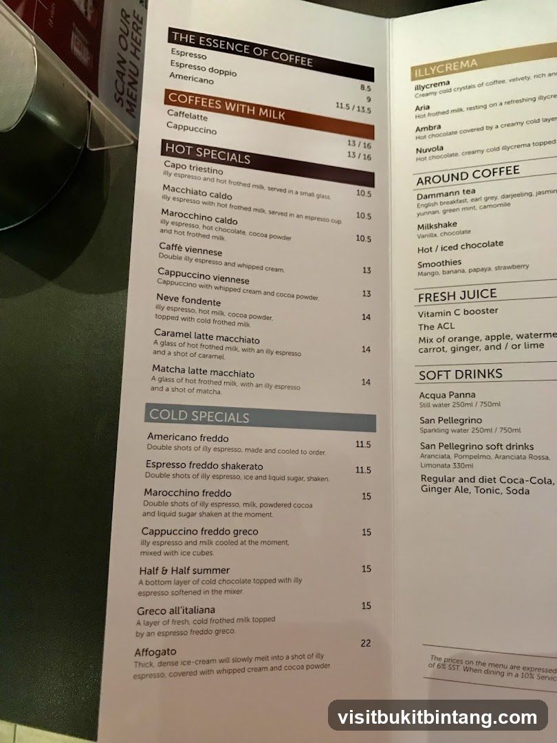 Coffee Menu