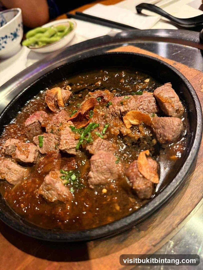 Sizzling Beef Dish