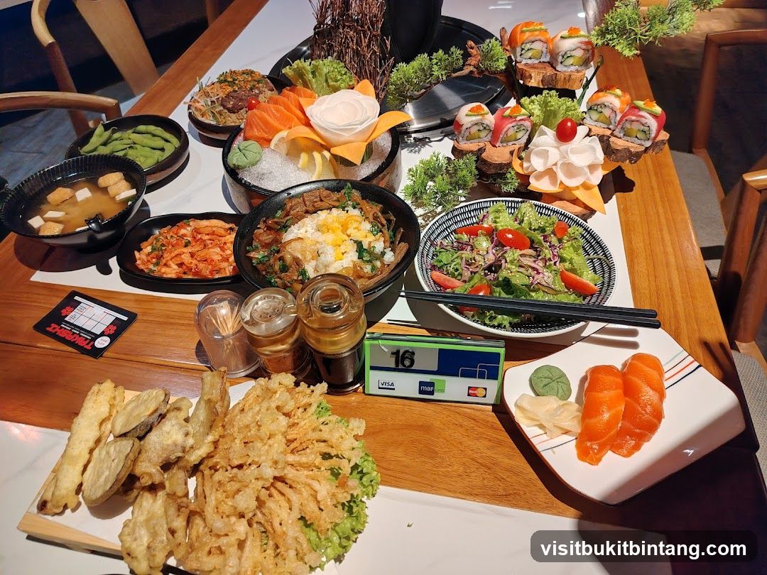 Japanese Food Spread