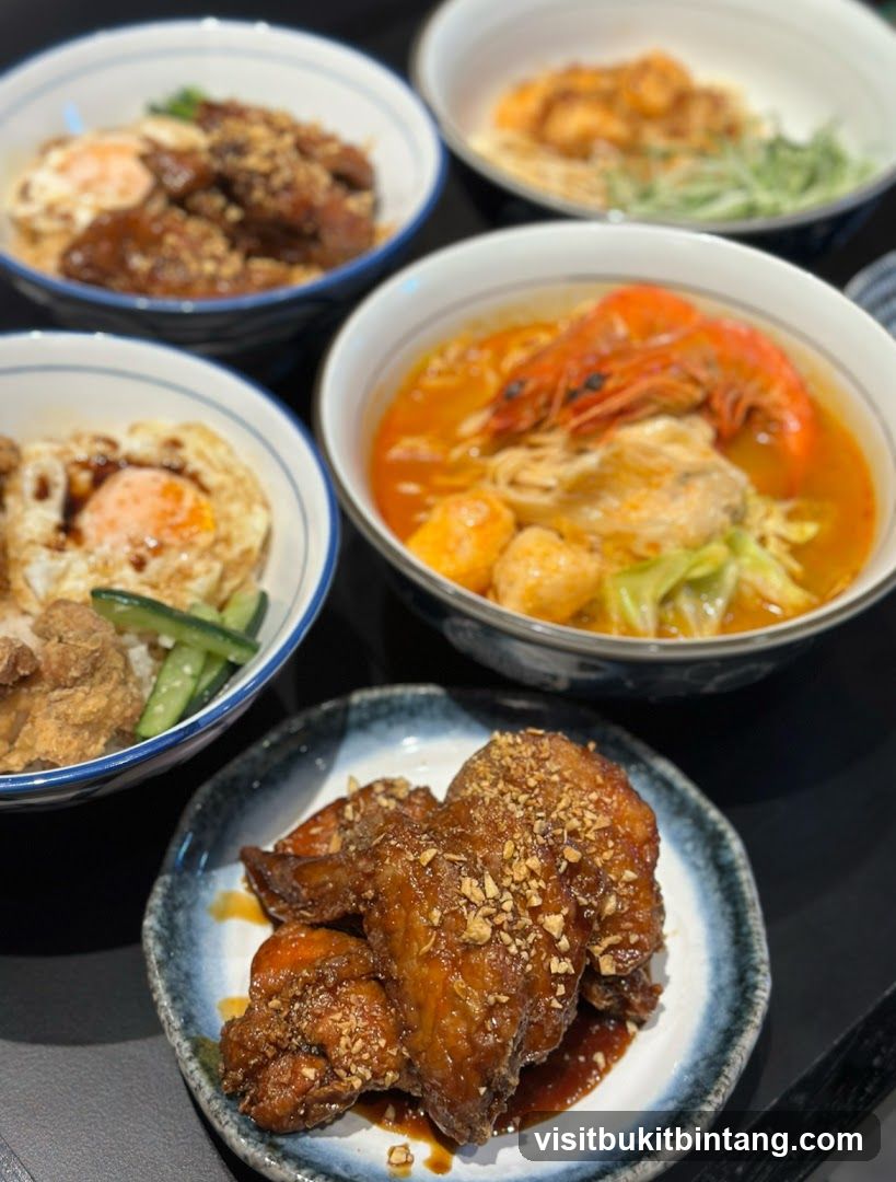 Assortment of Asian Dishes