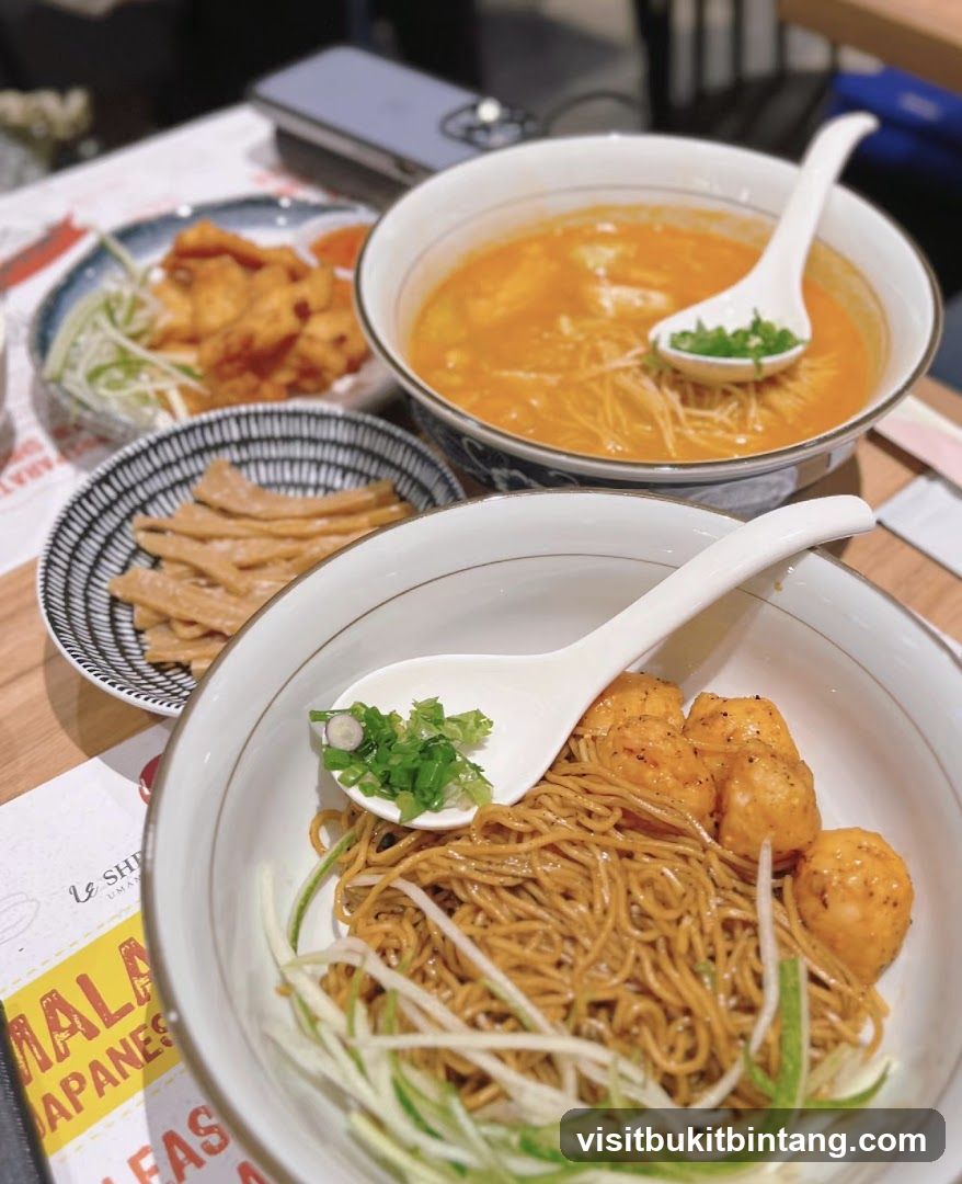 Noodles and Fried Food