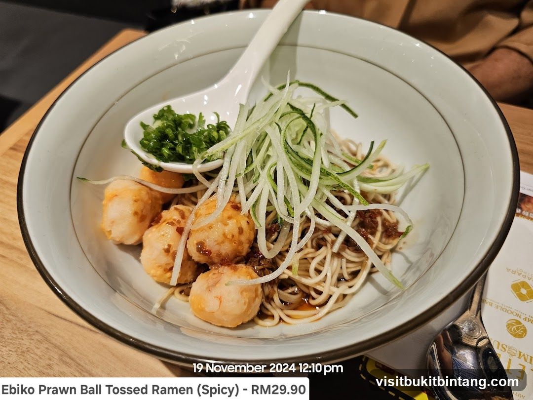 Ebiko Prawn Ball Tossed Ramen