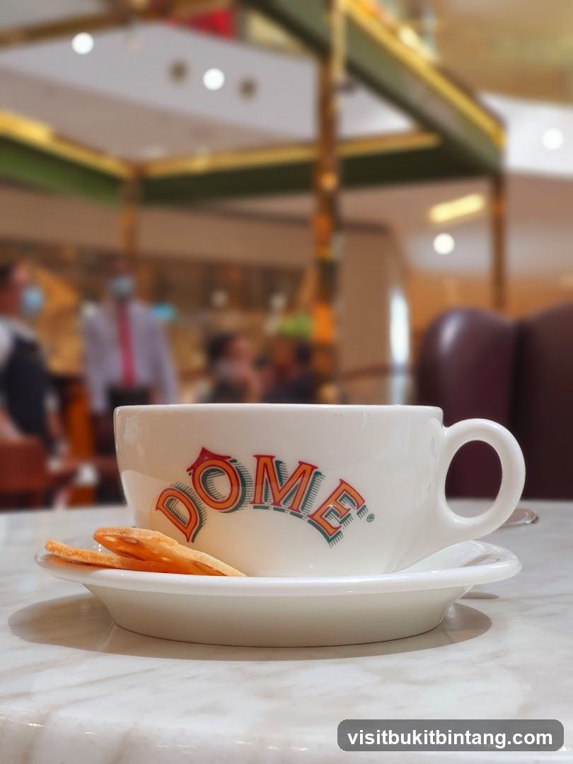 Coffee cup with cookies