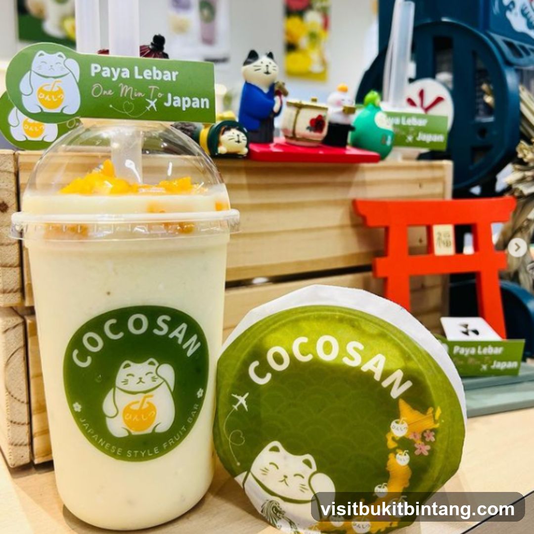 COCOSAN Fruit Drink and Pastry