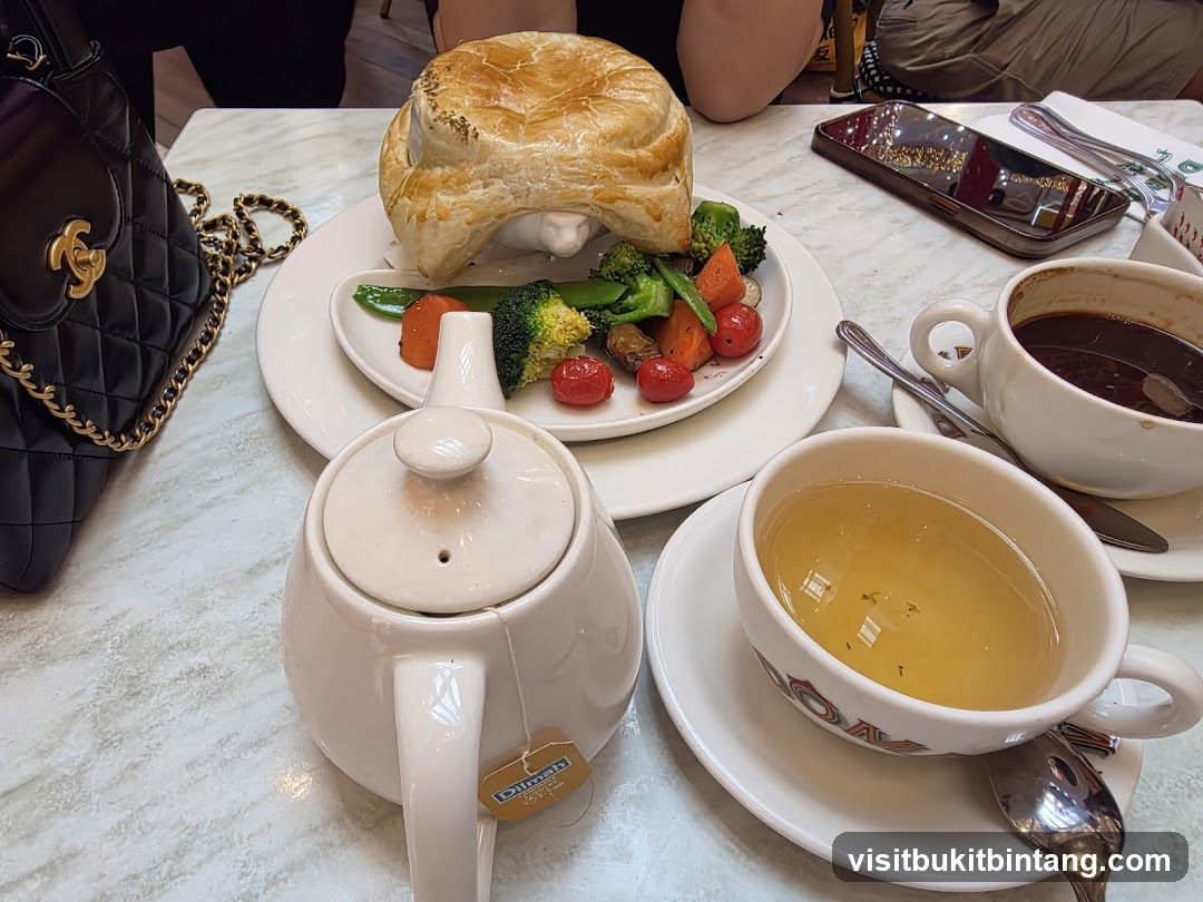 Food and Drinks on Table