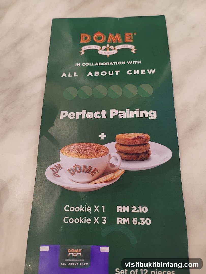 Dome Coffee and Cookies Promotion