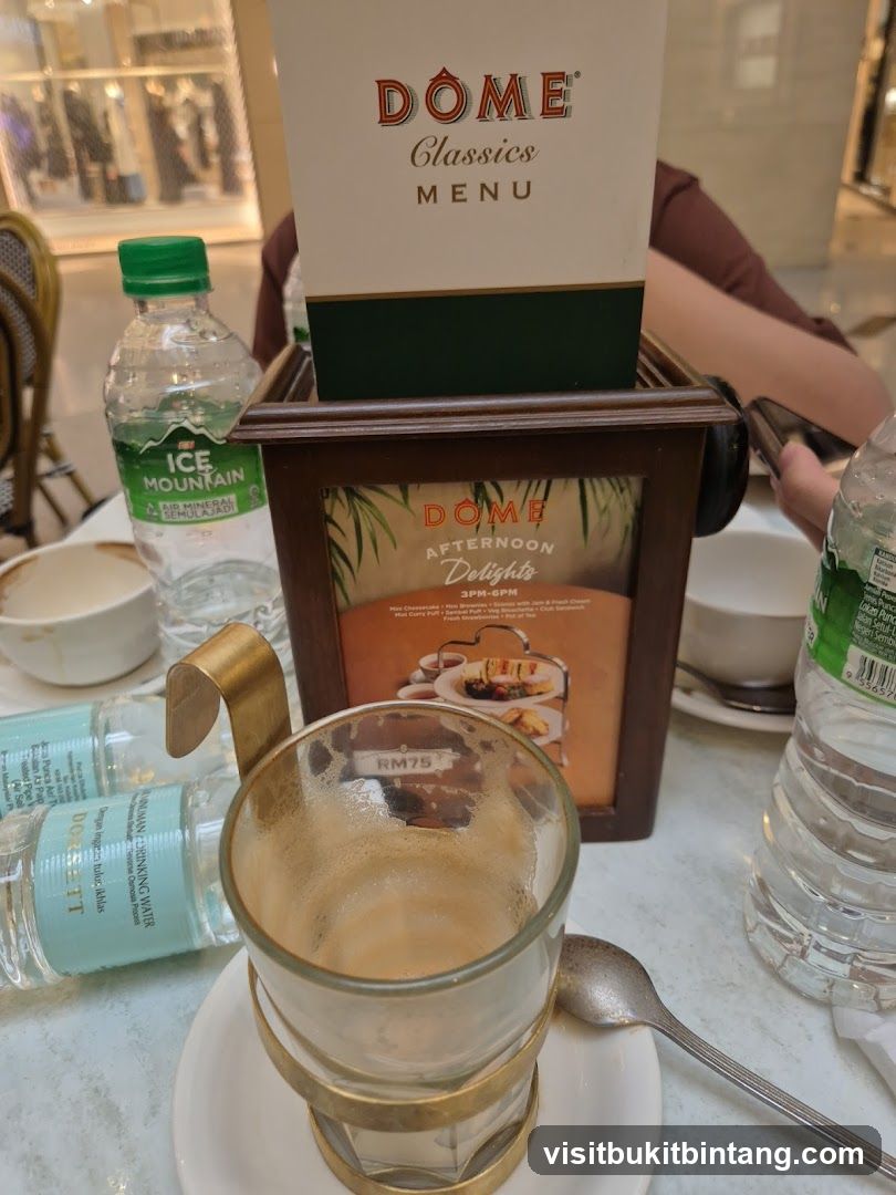 Dome Classics Menu