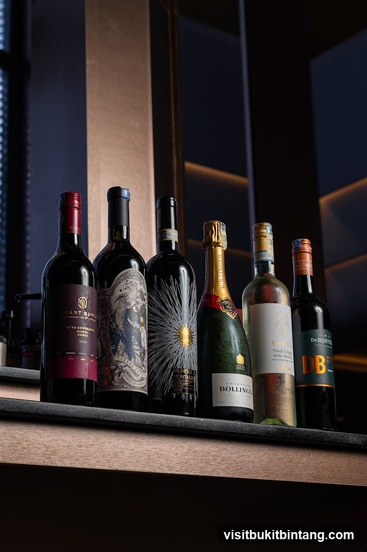 Assortment of Wine Bottles
