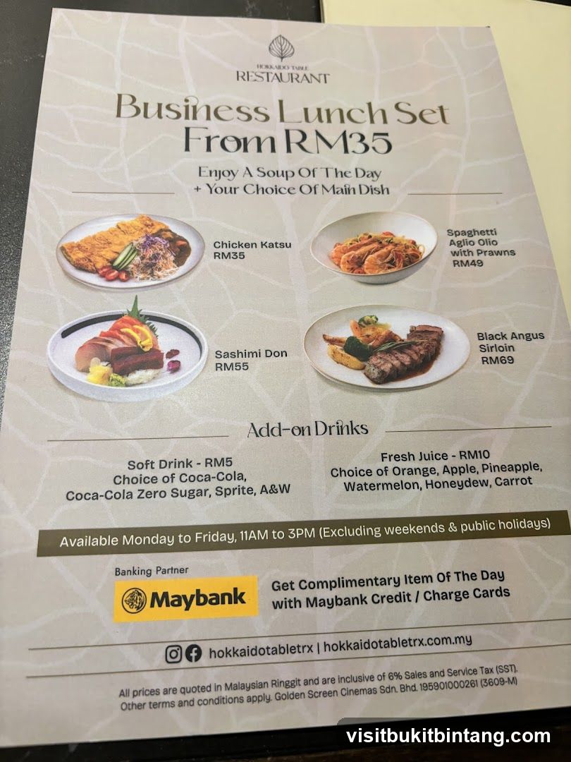 Business Lunch Set
