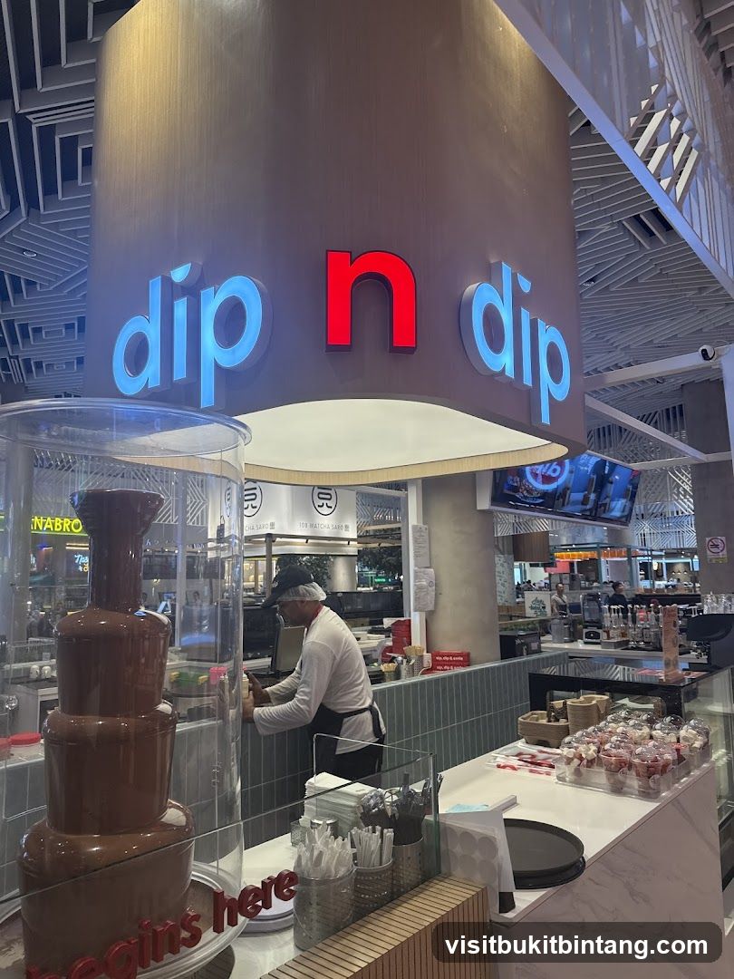 dipndip Chocolate cafe The Exchange TRX