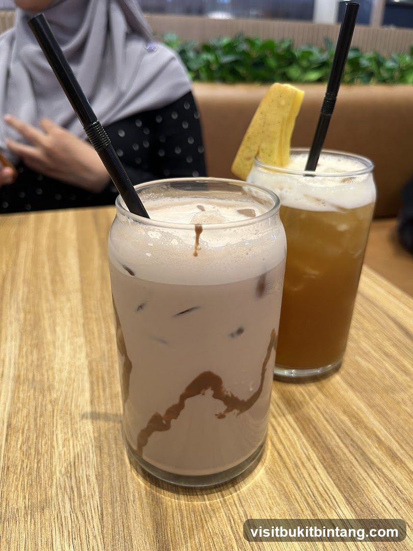 Two Drinks on a Table