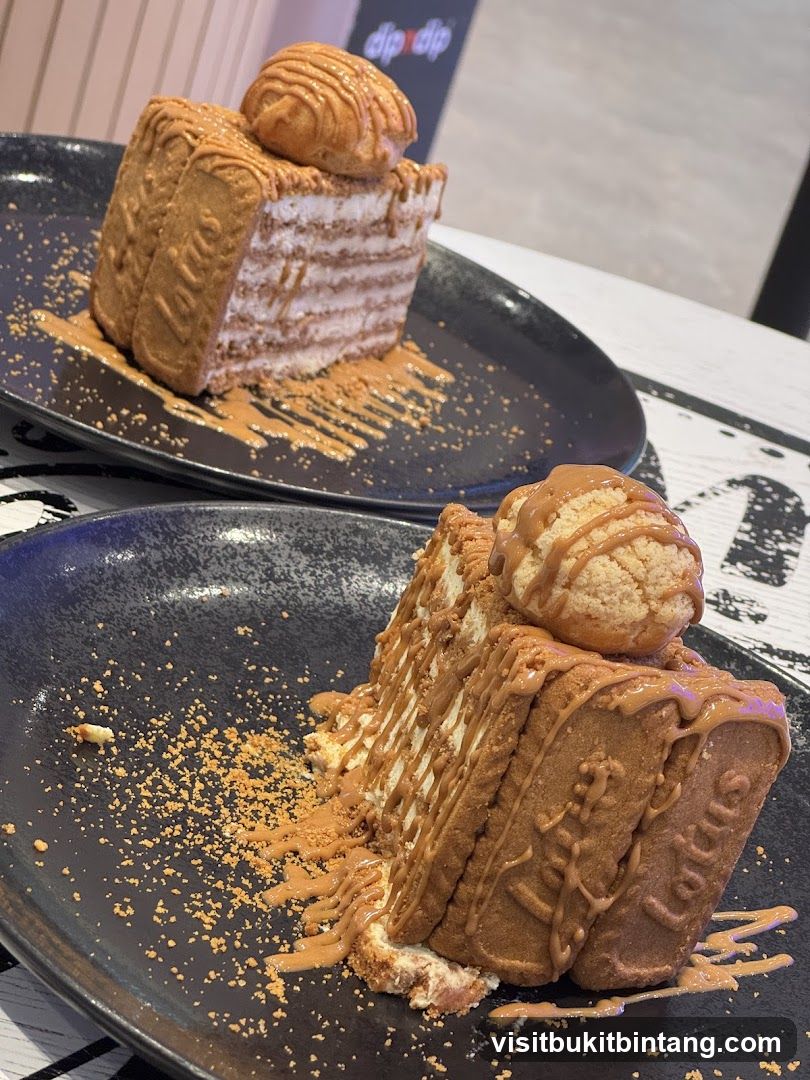 Lotus Biscoff Cake Slices