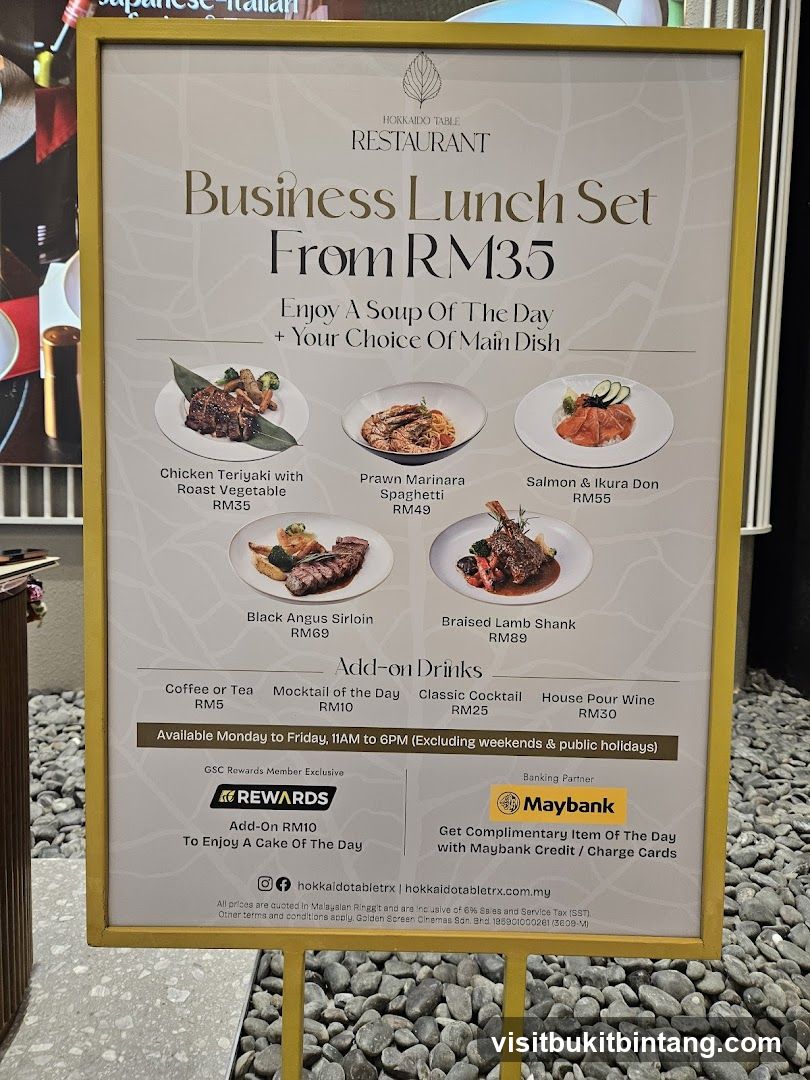 Hokkaido Table Restaurant Business Lunch Set