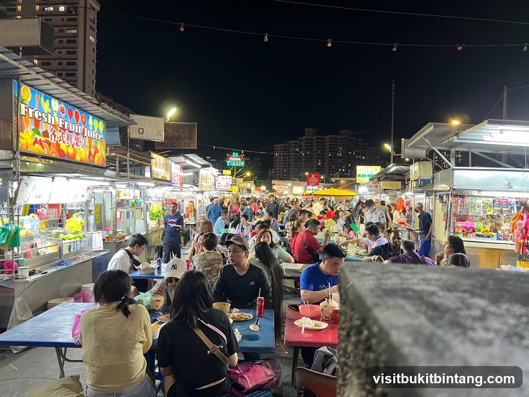 Night Market Food Stalls