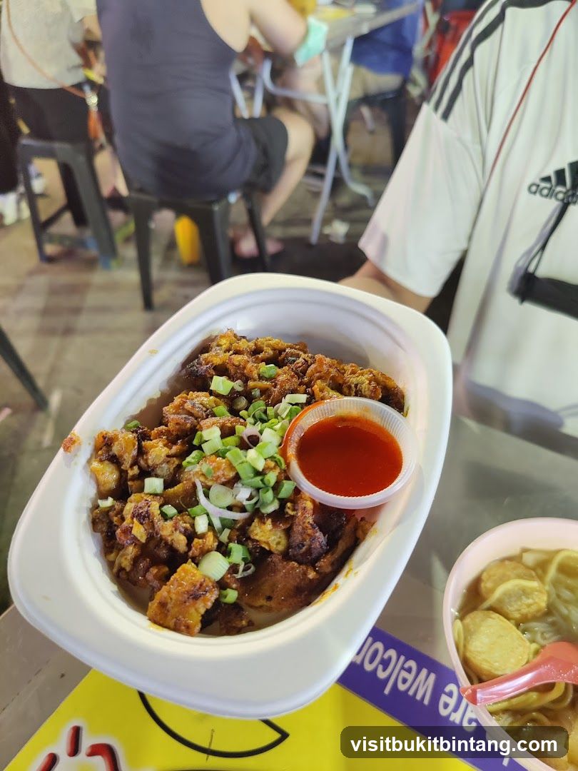Fried Oyster Omelet with Chili Sauce
