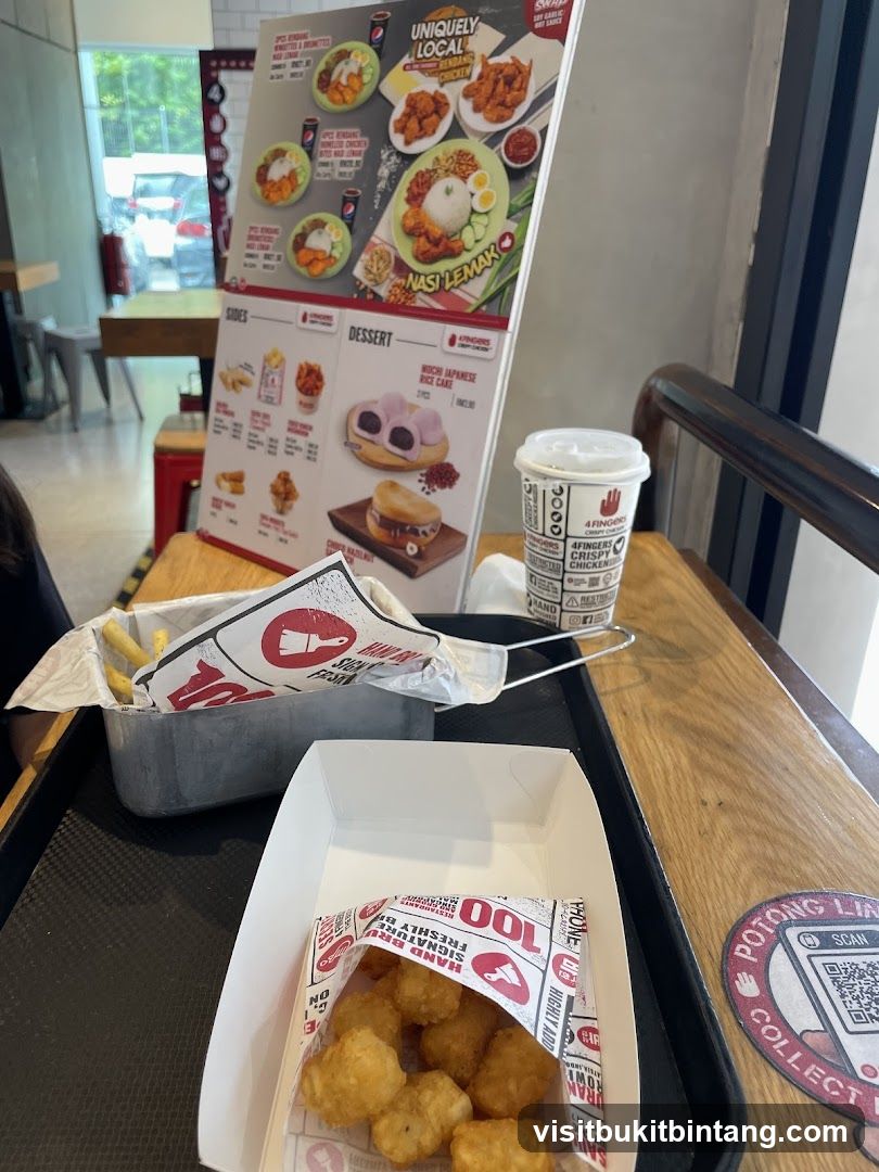 Food Tray with Menu