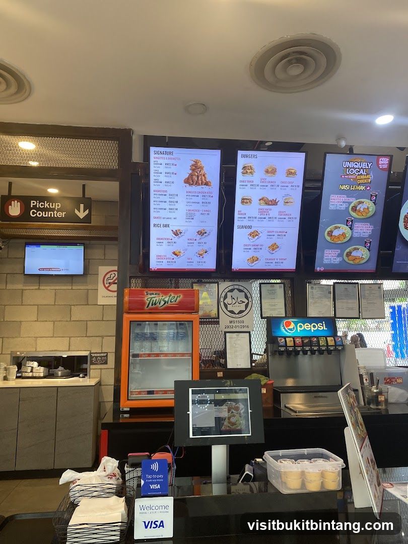 Fast Food Restaurant Counter