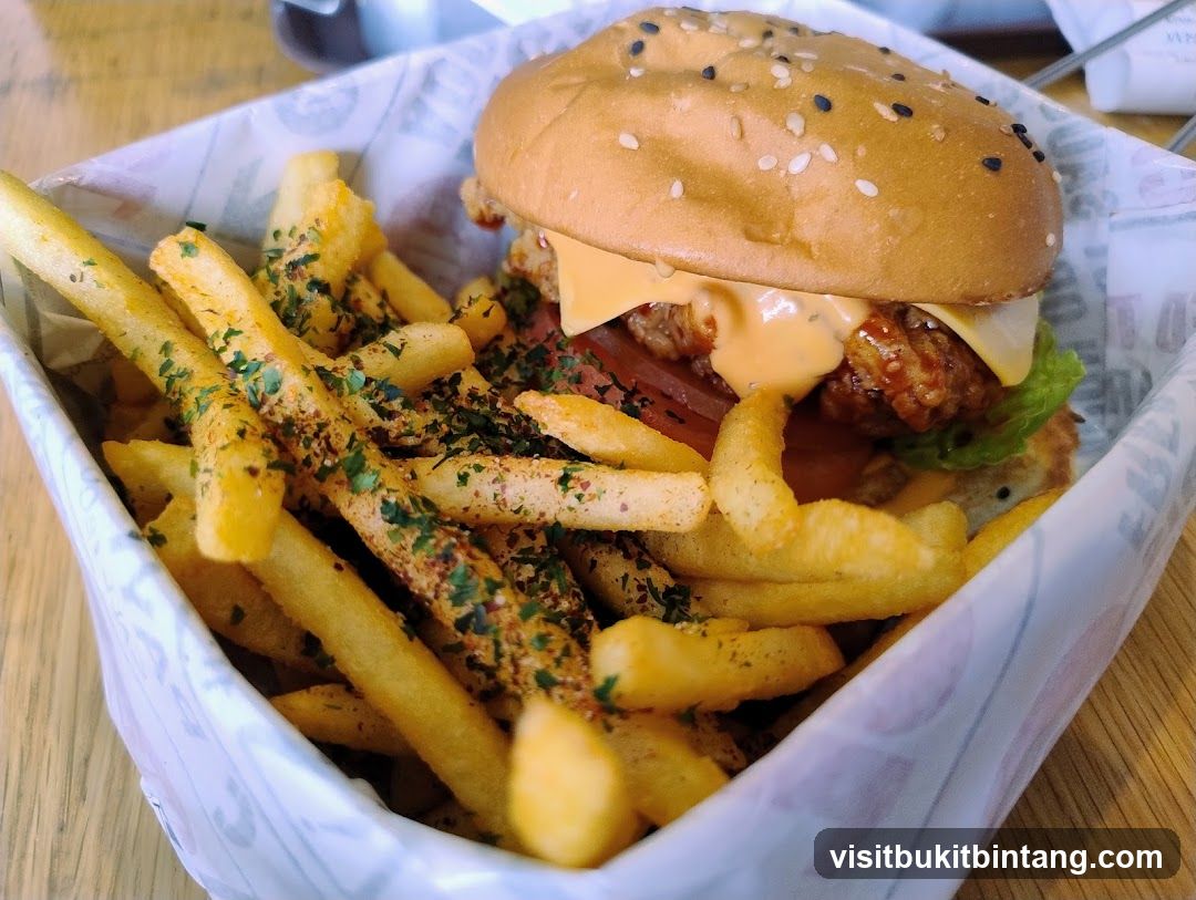 Burger and Fries