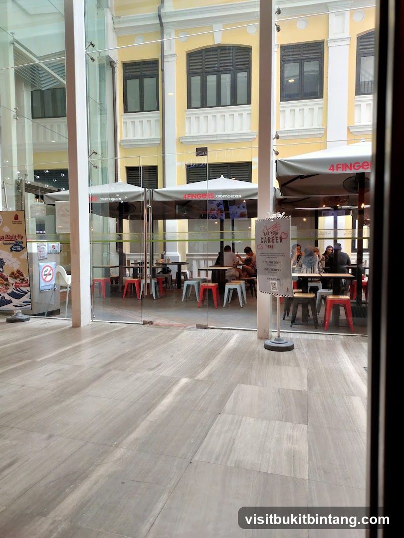 Outdoor Seating Area of a Restaurant