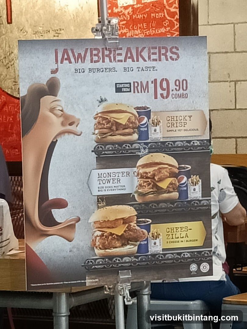 Burger Menu Board