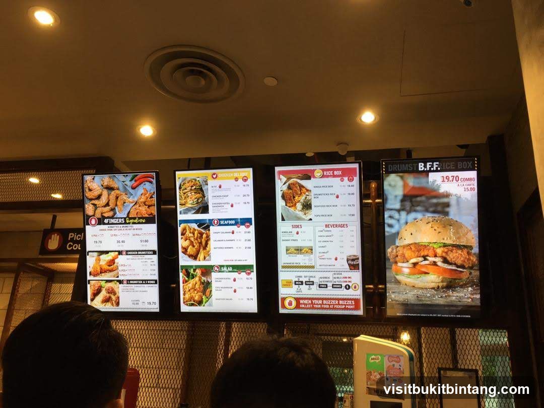 4FINGERS Signature Menu