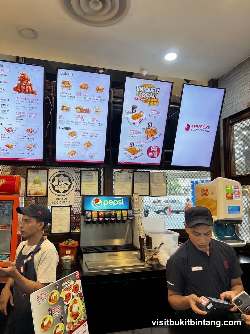 Fast Food Restaurant Counter