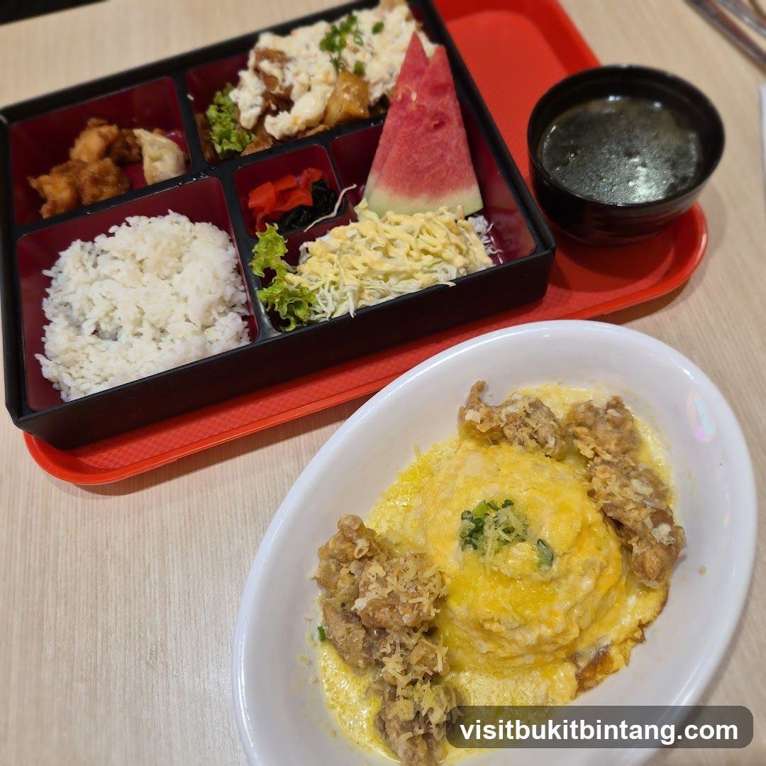 Bento Box and Omelette Dish