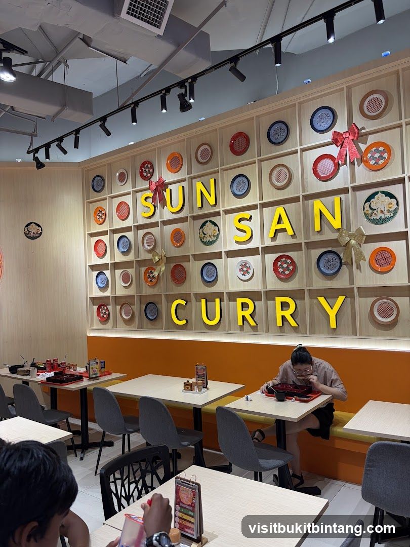 Restaurant Interior with Decorative Wall