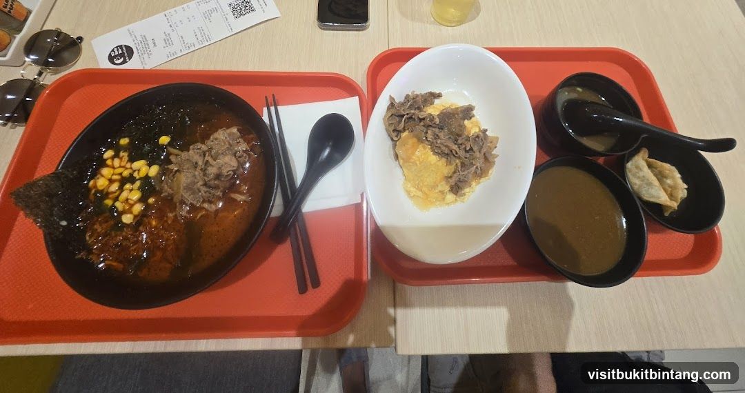Ramen and Beef Bowl