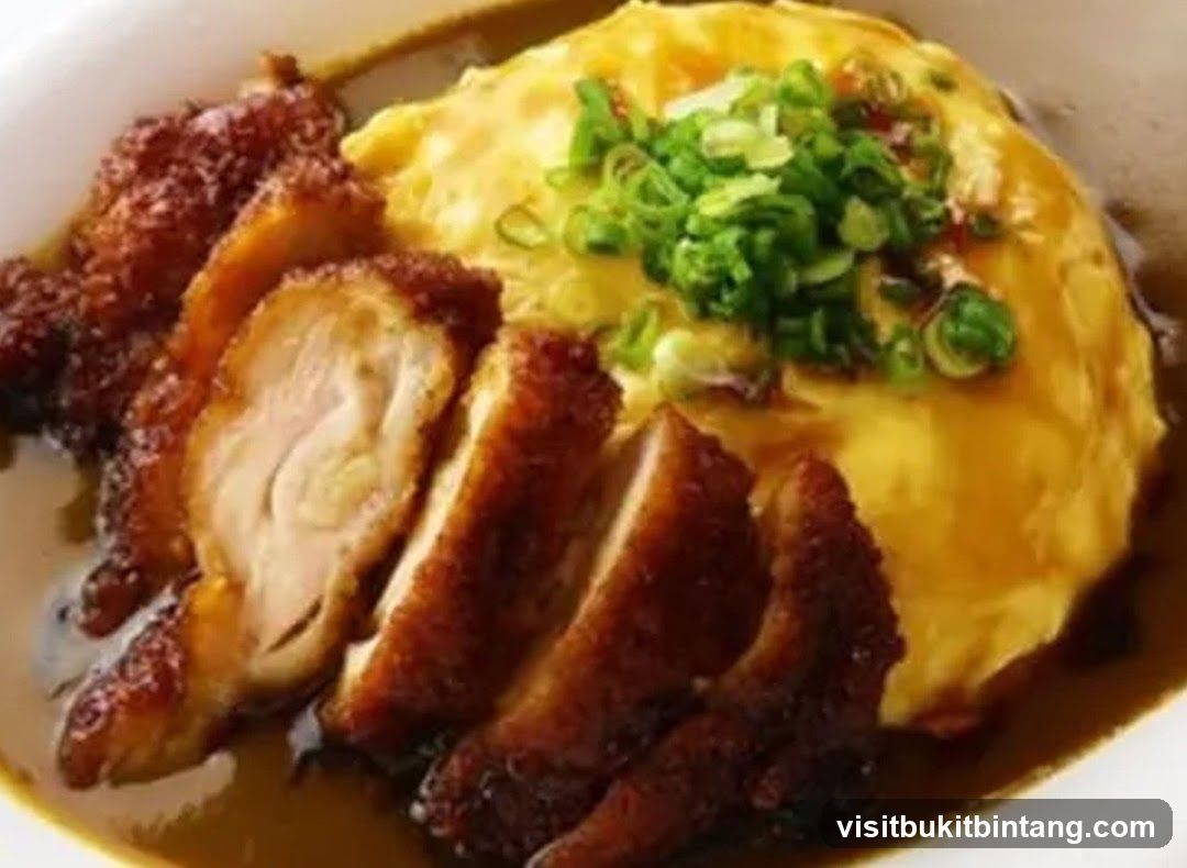 Omurice with Fried Chicken