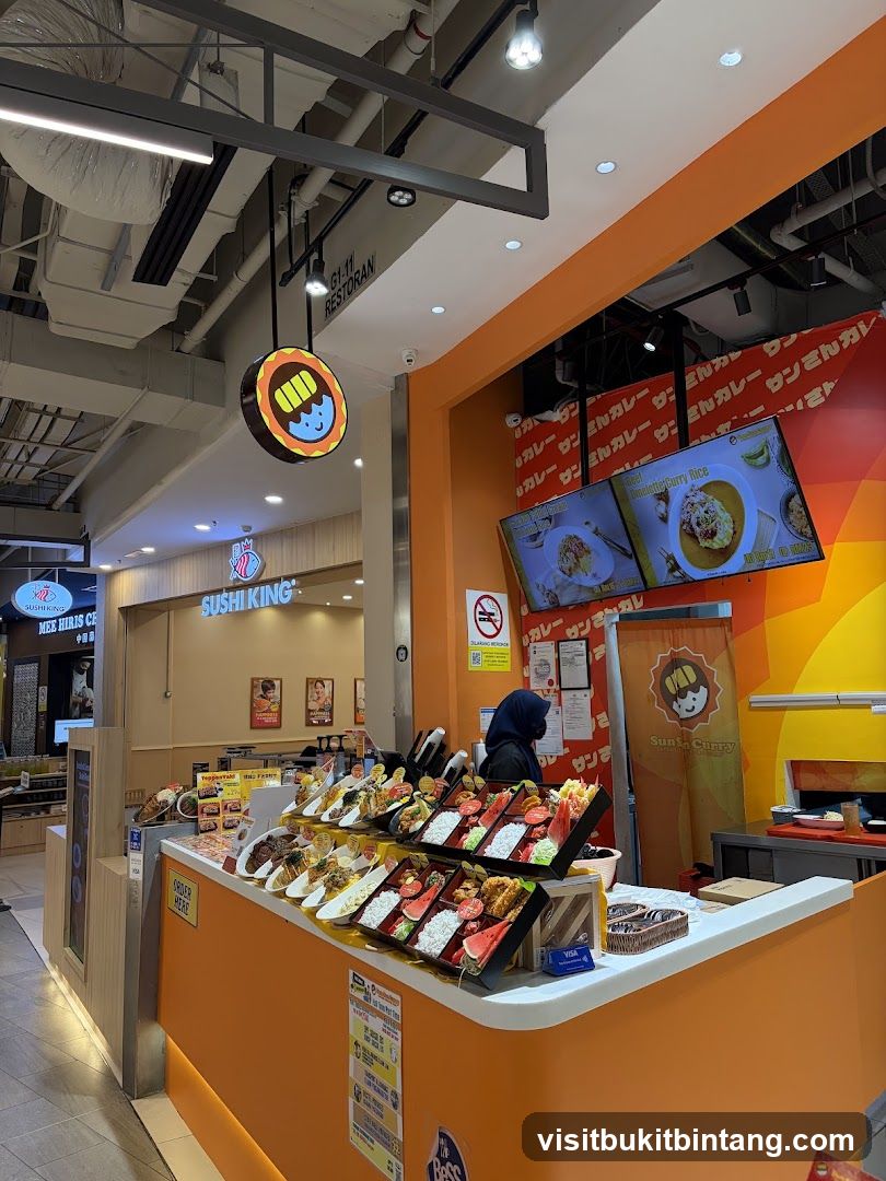 Sushi and Curry Food Stall
