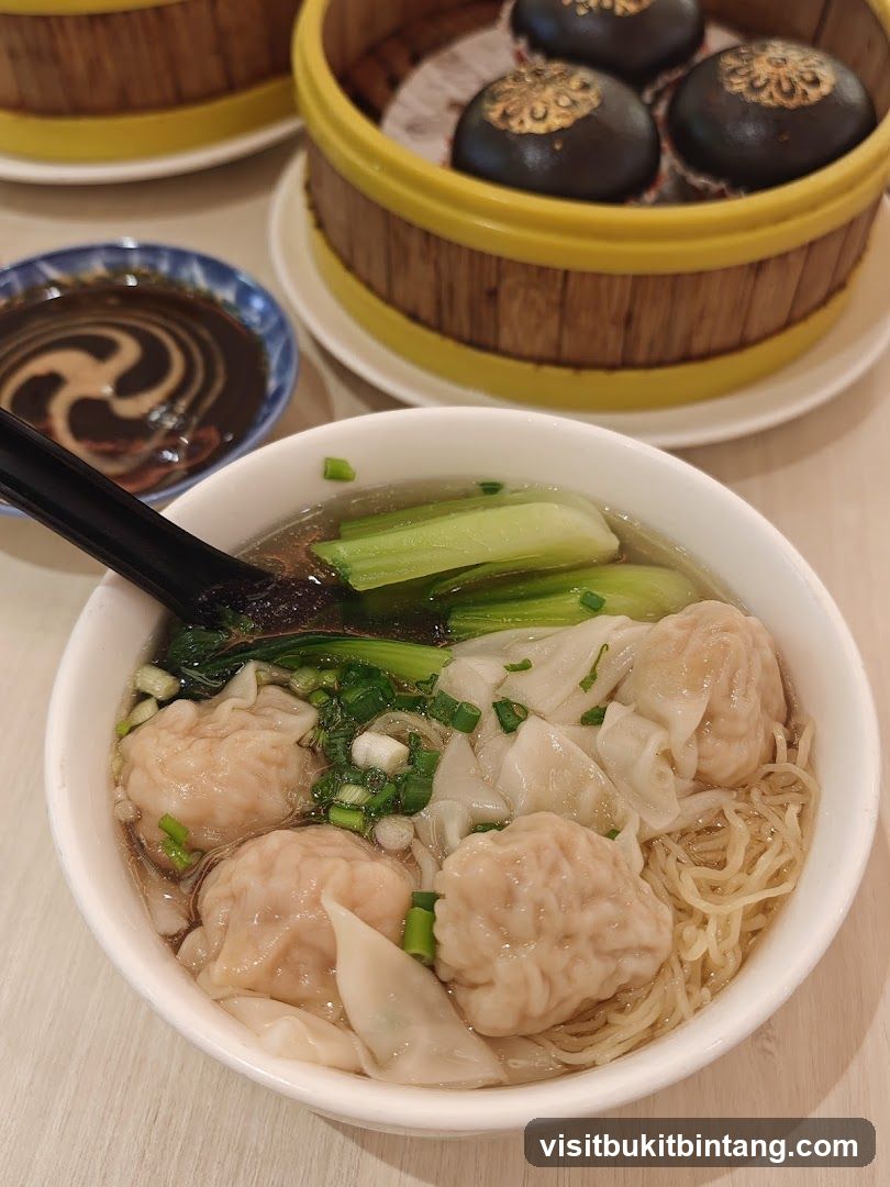 Wonton Noodle Soup and Steamed Buns