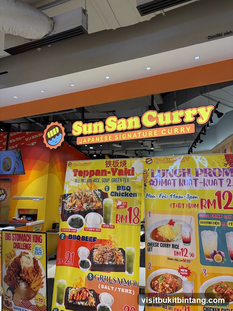 Sun San Curry Menu Boards