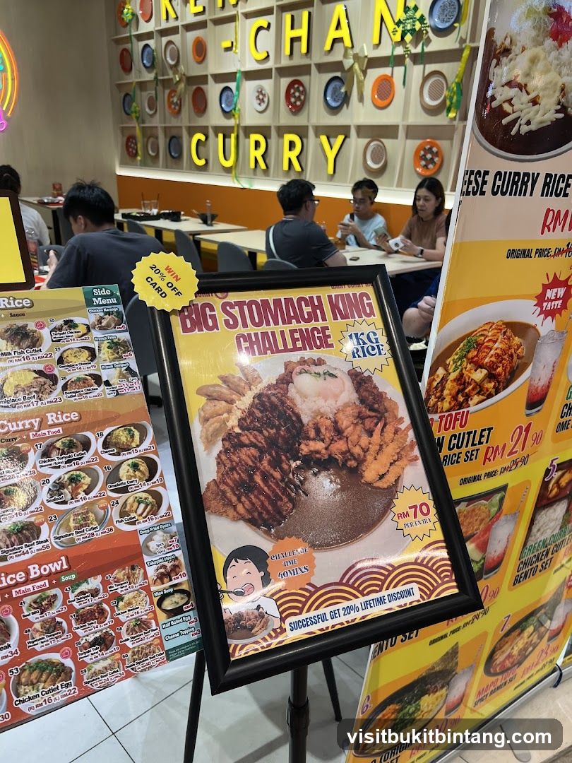 Restaurant Menu and Challenge Poster
