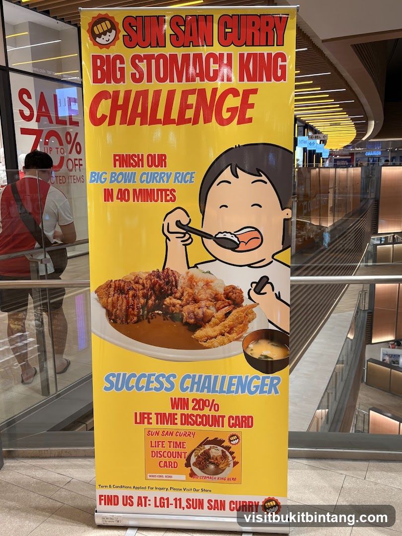 Sun San Curry Big Stomach King Challenge