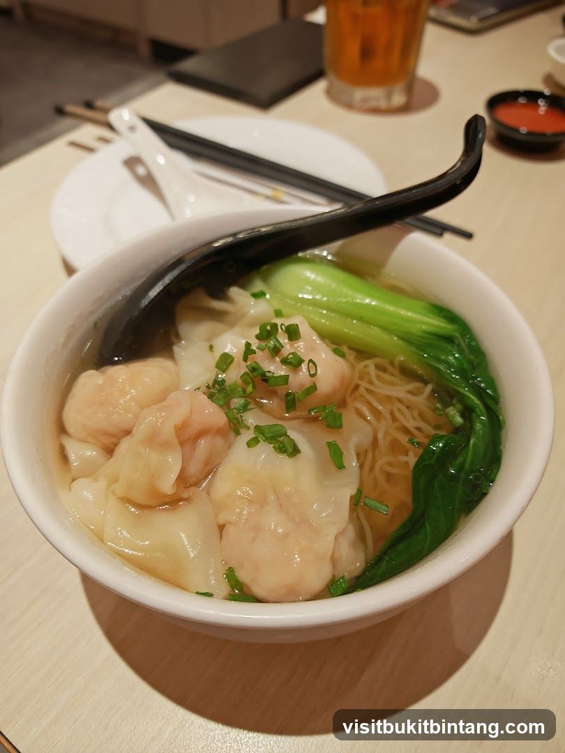 Wonton Noodle Soup