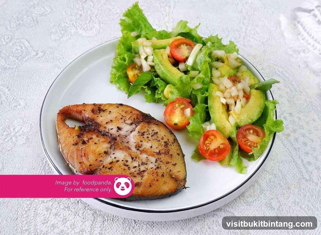 Grilled Fish with Avocado Salad