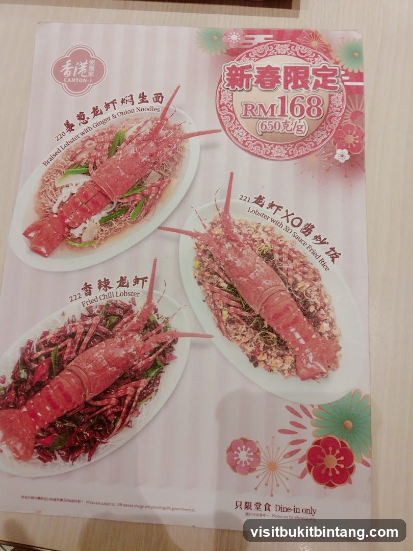 Canton-I Lobster Specials