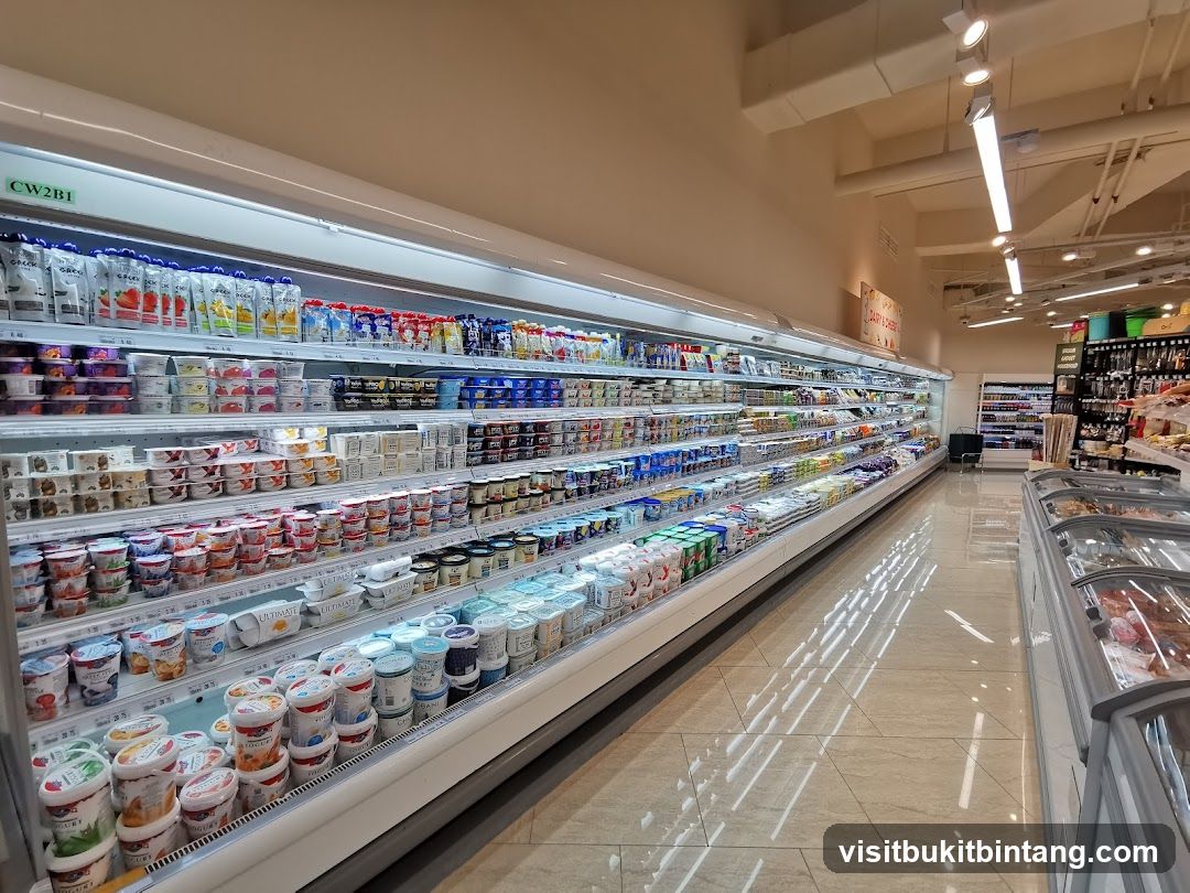 Supermarket Dairy Aisle