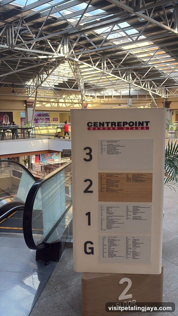 Centrepoint Bandar Utama Mall Interior