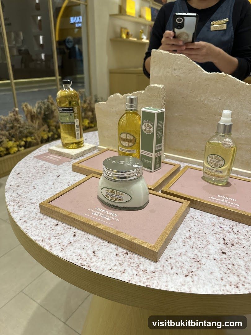 L'Occitane Skincare Display