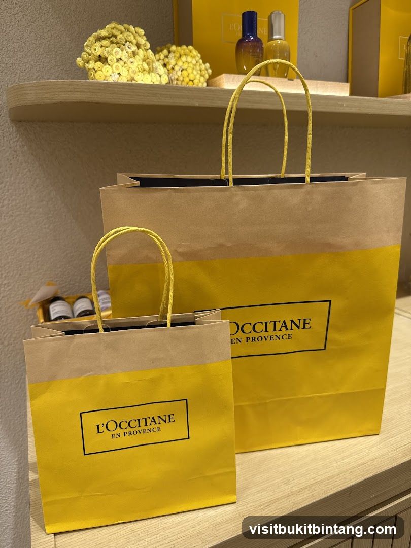 L'Occitane Shopping Bags