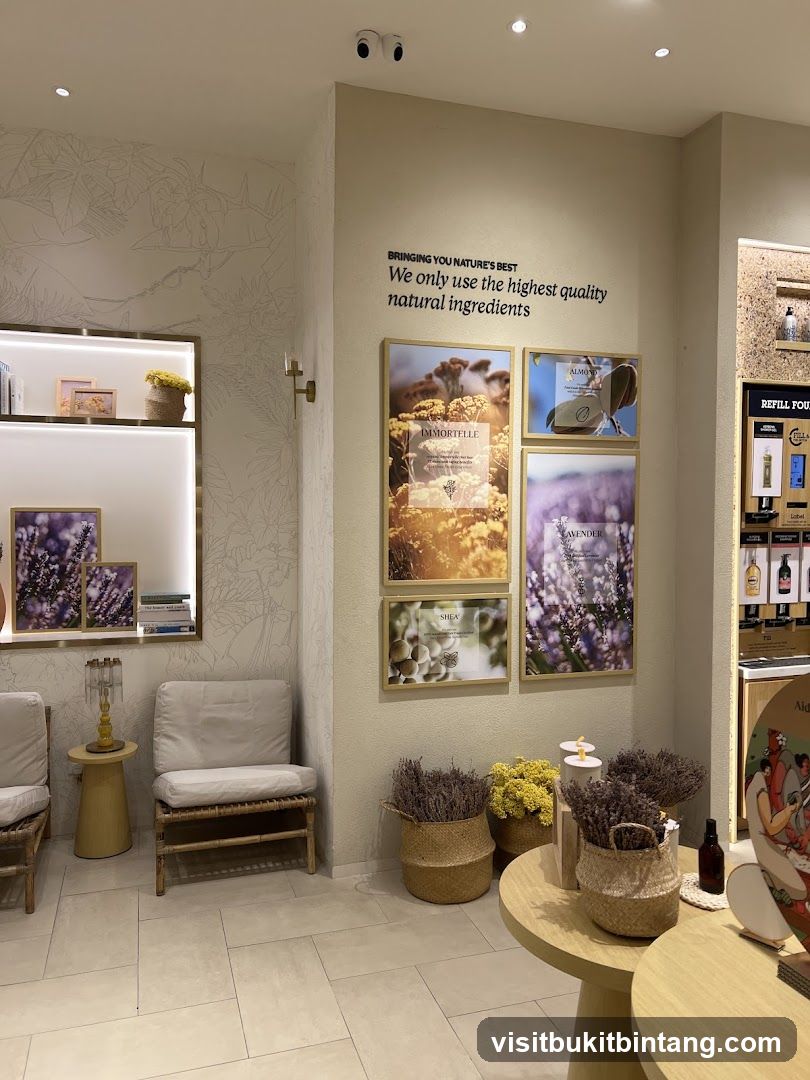 Natural Ingredients Display
