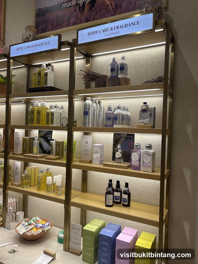 Body Care & Fragrance Display